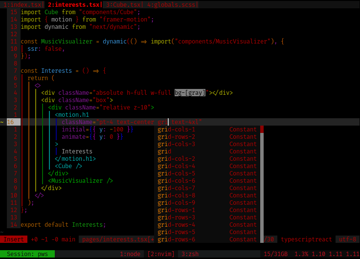 My NeoVim setup